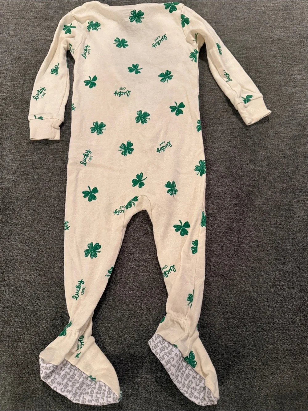 Carters Shamrock Sleeper - Picture 4 of 4
